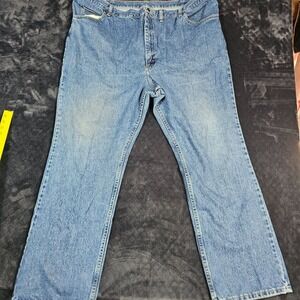 Mens Lee Denim Jeans - Size 48x32 Relaxed Fit Boot Cut Baggy